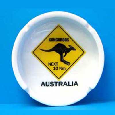 Ashtray Roadsign Kangaroo